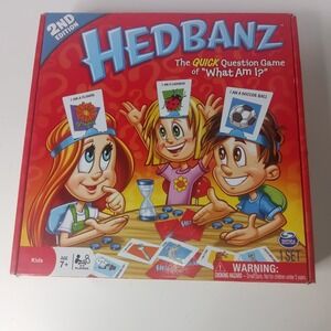 Spin Master Hedbanz Second Edition What Am I? Board Game Complete